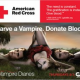 Le don du sang pour promouvoir The Vampire Diaries