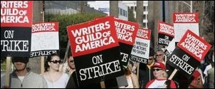Les scénaristes en grève